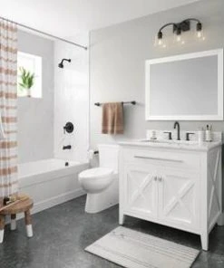 New 🥰 PROFLO® Spiers Single Handle Tub & Shower Trim in Matte Black ❤️ -Cheap Proflo Shop Query 1003