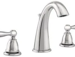 Discount ❤️ PROFLO® Bothwell Two Handle Widespread Bathroom Sink Faucet in Chrome ❤️