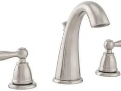New ❤️ PROFLO® Bothwell Two Handle Widespread Bathroom Sink Faucet in Brushed Nickel 🎁
