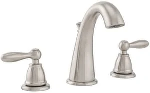 New ❤️ PROFLO® Bothwell Two Handle Widespread Bathroom Sink Faucet in Brushed Nickel 🎁 1 New ❤️ PROFLO® Bothwell Two Handle Widespread Bathroom Sink Faucet in Brushed Nickel 🎁