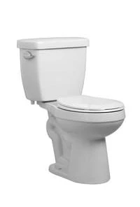 Promo ✔️ PROFLO® Edgehill 1.28 gpf Elongated Two Piece Toilet in White with 14 in. Rough-In ⭐