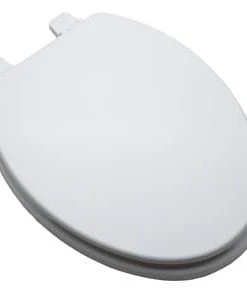 Top 10 🌟 PROFLO® Elmore Wood Elongated Closed Front Toilet Seat in White 🎁