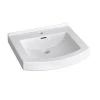 Flash Sale ⭐ PROFLO® Otter Creek 20 x 19 in. Rectangular Vitreous China Pedestal Bathroom Sink, Single Hole in White ❤️