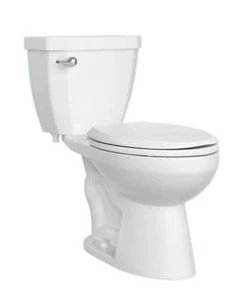 Cheapest 🔥 PROFLO® Calhoun 1.28 gpf Elongated Two Piece Toilet in White ✨