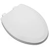 Top 10 💯 PROFLO® Camas Elongated Easy Clean Closed Front Heavy Duty Plastic Toilet Seat with Cover in White 🔥