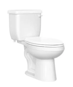 Cheap 😉 PROFLO® Jerritt Series 1.6 gpf Elongated Two Piece Toilet in White with 10 in. Rough-In ⌛