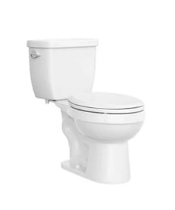 Outlet ⭐ PROFLO® Edgehill 1.28 gpf Elongated Two Piece Toilet in White ⌛