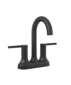 Buy 👍 PROFLO® Spiers Two Handle Centerset Bathroom Sink Faucet in Matte Black 🎉