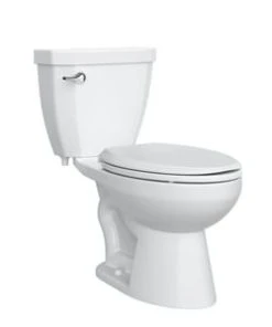 Wholesale 👏 PROFLO® Calhoun 1.28 gpf Round Two Piece Toilet in White with 10 in. Rough-In ⭐