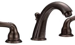 Brand new 👍 PROFLO® Double Lever Handle Widespread Bathroom Sink Faucet in Oil Rubbed Bronze ✨