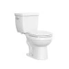 Coupon ⭐ PROFLO® Edgehill 1.28 gpf Round Two Piece Toilet in White with 14 in. Rough-In ⌛