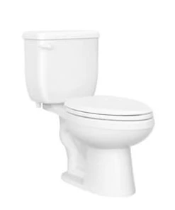 New ✨ PROFLO® Jerritt Series 1.0 gpf Round Two Piece Toilet in White 🌟