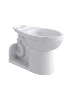 Best reviews of ⌛ PROFLO® 1.28 gpf Elongated Floor Mount Two Piece Toilet Bowl in White ❤️