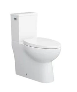 Hot Sale ⌛ PROFLO® Pogo 1.28 gpf Elongated Two Piece ❤️ Skirted Toilet in White 💯