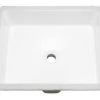 Cheapest 😉 PROFLO® Stedman 17 x 13 in. Rectangular Vitreous China Undermount Bathroom Sink in White ❤️