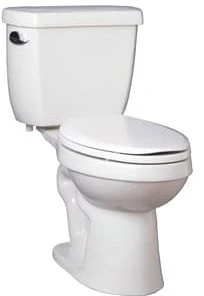 Outlet 🥰 PROFLO® Edgehill 1.28 gpf High-Efficiency ADA Elongated Two Piece Toilet in White (16-1/8 in. Bowl Height) ❤️