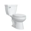 Hot Sale ⭐ PROFLO® Calhoun 1.28 gpf Elongated Two Piece Toilet in White with 14 in. Rough-In ✨