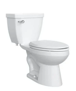 Hot Sale ⭐ PROFLO® Calhoun 1.28 gpf Elongated Two Piece Toilet in White with 14 in. Rough-In ✨