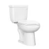 Promo 😍 PROFLO® Jerritt Series 1.28 gpf Elongated Two Piece Toilet in White with 10 in. Rough-In 🤩
