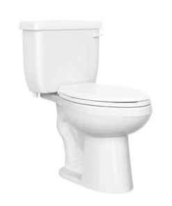 Promo 😍 PROFLO® Jerritt Series 1.28 gpf Elongated Two Piece Toilet in White with 10 in. Rough-In 🤩