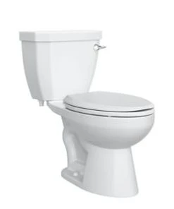 Best Sale 🔔 PROFLO® Calhoun 1.28 gpf Round Two Piece Toilet in White ⭐