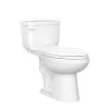 Flash Sale 🎁 PROFLO® Jerritt Series 1.28 gpf Elongated Two Piece Toilet in White with 12 in. Rough-In ⌛