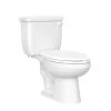Deals 😀 PROFLO® Jerritt Series 1.28 gpf Elongated Two Piece Toilet in White with 10 in. Rough-In ✔️