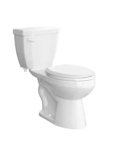 Budget ❤️ PROFLO® Calhoun 1.28 gpf Elongated ADA Two Piece Toilet in White 👏