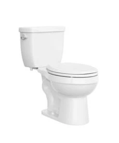 Hot Sale ✔️ PROFLO® Edgehill 1.28 gpf Elongated Two Piece Toilet in White with 10 in. Rough-In 😉