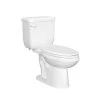 Cheap 💯 PROFLO® Jerritt Series 1.28 gpf Elongated Two Piece Toilet in White with 12 in. Rough-In 💯