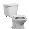 Wholesale 🌟 PROFLO® Gilpin 1.0 gpf Round Front Two Piece Toilet in White with 12 in. Rough-In 😉