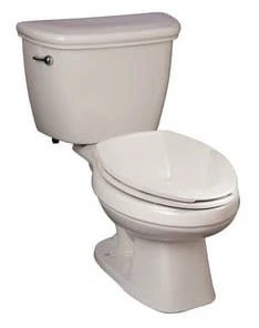 Best reviews of 🔔 PROFLO® Edgehill 1.28 gpf Elongated Two Piece Toilet in White with Left-Hand Trip Lever 🌟