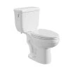 Promo 😉 PROFLO® Jerritt Series 1.6 gpf Elongated Two Piece Toilet in White with 12 in. Rough-In ⌛