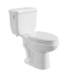 Promo 😉 PROFLO® Jerritt Series 1.6 gpf Elongated Two Piece Toilet in White with 12 in. Rough-In ⌛