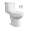 Buy ⭐ PROFLO® Kaden Touchless Series 1.28 gpf Elongated Two Piece Toilet in White 💯