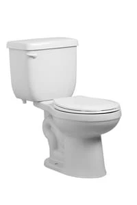 Budget ⭐ PROFLO® Jerritt Series 1.28 gpf Round Front Two Piece Toilet in White with 14 in. Rough-In ⌛ 1 Budget ⭐ PROFLO® Jerritt Series 1.28 gpf Round Front Two Piece Toilet in White with 14 in. Rough-In ⌛