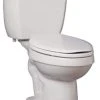 Deals ❤️ PROFLO® Edgehill 1.28 gpf Elongated Two Piece Toilet in White with Left-Hand Trip Lever ✨