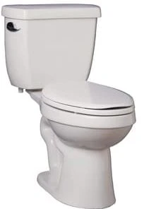 Deals ❤️ PROFLO® Edgehill 1.28 gpf Elongated Two Piece Toilet in White with Left-Hand Trip Lever ✨