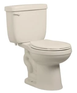 Promo ⭐ PROFLO® Jerritt Series 1.28 gpf Elongated Two Piece Toilet in Biscuit with 10 in. Rough-In ❤️ 1 Promo ⭐ PROFLO® Jerritt Series 1.28 gpf Elongated Two Piece Toilet in Biscuit with 10 in. Rough-In ❤️