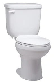 Deals ⌛ PROFLO® Jerritt Series 1.28 gpf Elongated Two Piece Toilet in White with 12 in. Rough-In ✔️