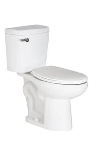 Brand new 😍 PROFLO® Jerritt Series 1.28 gpf Elongated Two Piece Toilet in White with 12 in. Rough-In 👏 1 Brand new 😍 PROFLO® Jerritt Series 1.28 gpf Elongated Two Piece Toilet in White with 12 in. Rough-In 👏