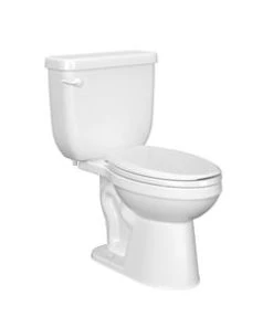 Best reviews of ⭐ PROFLO® Jerritt Series 1.6 gpf Round Front Two Piece Toilet in White with 12 in. Rough-In 🎁