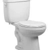 Hot Sale 🛒 PROFLO® Jerritt Series 1.6 gpf Elongated Two Piece Toilet in White with 10 in. Rough-In 🤩