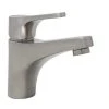 Discount 🛒 PROFLO® Cabarton Single Handle Monoblock Bathroom Sink Faucet Lever in Brushed Nickel ⭐