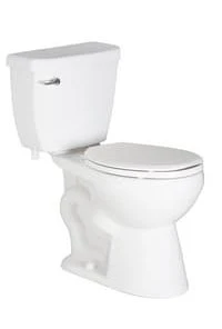 Buy ✨ PROFLO® Calhoun 1.28 gpf Elongated Two Piece Toilet in White with Left-Hand Trip Lever ⌛