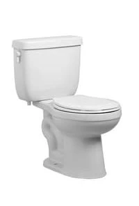 Cheap ❤️ PROFLO® Jerritt Series 1.6 gpf Round Front Two Piece Toilet in White with 10 in. Rough-In ✔️