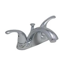 New 👏 PROFLO® Alvord Two Handle Centerset Bathroom Sink Faucet with Brass Pop-Up Drain Assembly in Polished Chrome 🎁