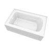 Brand new 🎉 PROFLO® Hillsboro 60 x 36 in. Soaker Alcove Bathtub with Left Drain in White 🔥