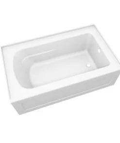 Best Sale 🥰 PROFLO® Hillsboro 60 x 36 in. Soaker Alcove Bathtub with Right Drain in White 💯