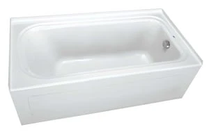 Cheap 🔥 PROFLO® Plus Series 72 x 36 in. Soaker Alcove Bathtub with Left Drain and Integral Skirt in White 😀 1 Cheap 🔥 PROFLO® Plus Series 72 x 36 in. Soaker Alcove Bathtub with Left Drain and Integral Skirt in White 😀